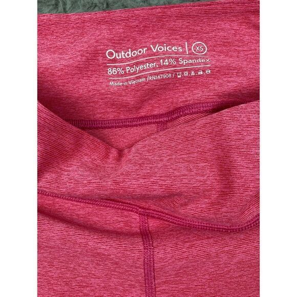 Outdoor voices flamingo warm up crop leggings - Picture 9 of 9